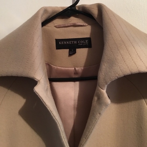 Kenneth Cole New York Oatmeal & Chocolate Coat - Picture 2 of 8